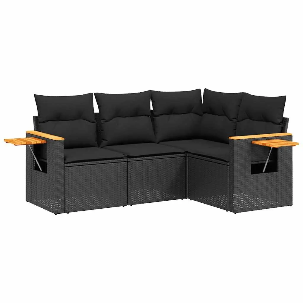 4-Piece Garden Sofa Set for Relaxing Outdoors