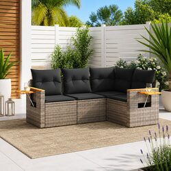 Your New Favorite Outdoor Seating: 4-Piece Sofa Set