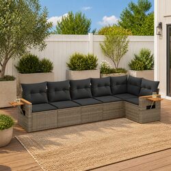 Your Friendly 6-Piece Modular Garden Sofa Set