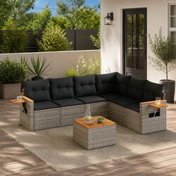 Create Your Outdoor Retreat with a 7-Piece Garden Sofa Set