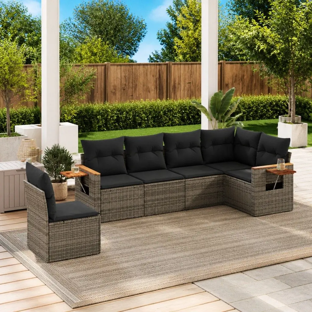 6-Piece Modular Garden Sofa Set