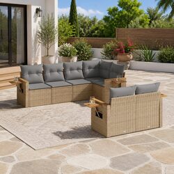 Create a Welcoming Outdoor Retreat with 7 Piece Sofa Set