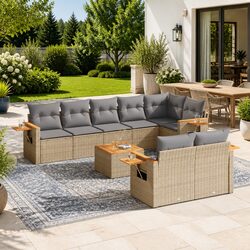 Your Ideal 9-Piece Garden Sofa Set Awaits