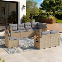 Make Your Outdoors Cozy with an 8 Piece Sofa Set