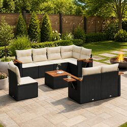 Friendly 9-Piece Outdoor Sofa Set for Your Patio