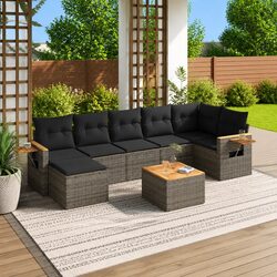 Create a Cozy Outdoor Space with This 8-Piece Sofa Set