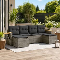 Enjoy Your Outdoors: 6 Piece Garden Sofa Set