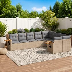 Friendly 9-Piece Garden Sofa Set for Your Patio