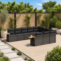 Friendly 10 Piece Garden Sofa Set for Your Outdoor Enjoyment