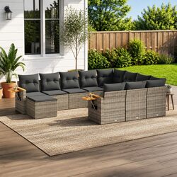 Create Your Outdoor Oasis with an 11 Piece Grey Sofa Set