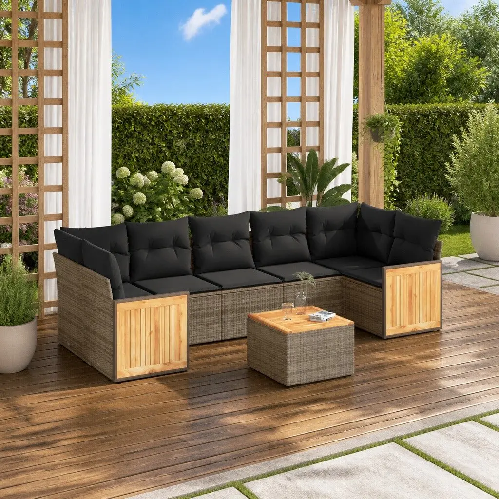 8 Piece Garden Sofa Set for Outdoor Gatherings