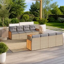 Make Your Outdoor Space Inviting with a 9-Piece Sofa Set