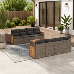 Your Perfect 9-Piece Outdoor Sofa Set Awaits You
