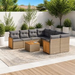 Create Your Ideal Outdoor Space with a 9 Piece Sofa Set