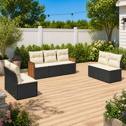 Friendly 7-Piece Outdoor Sofa Set for Your Patio