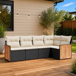 Your Cozy 5 Piece Garden Sofa Set Awaits You