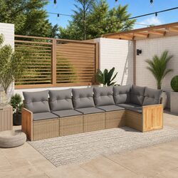 Comfortable 6 Piece Outdoor Sofa Set for You