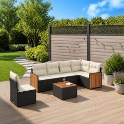 Create Your Outdoor Oasis with This 7 Piece Sofa Set