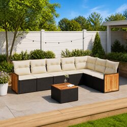 Your Ideal 8-Piece Outdoor Sofa Set Awaits