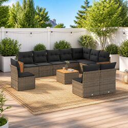Your Friendly 11 Piece Garden Sofa Set Awaits