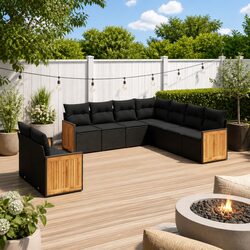 Your Perfect 9 Piece Garden Sofa Set Awaits