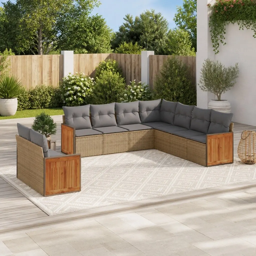 9-Piece Garden Sofa Set