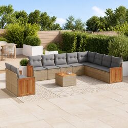 Friendly 11 Piece Modular Garden Sofa Set for You