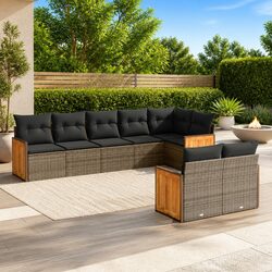 Create a Welcoming Outdoor Space with 8-Piece Sofa Set