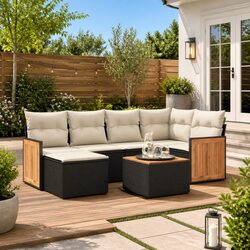 Cozy Up with a 7 Piece Outdoor Sofa Set for Relaxation