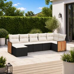 Your Outdoor Oasis Awaits: 7 Piece Sofa Set
