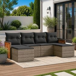 Create Comfort with a 6-Piece Garden Sofa Set for You