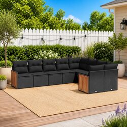 Friendly 9-Piece Modular Lounge Set for Your Backyard