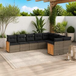 Your New Outdoor Hangout: 9 Piece Sofa Set