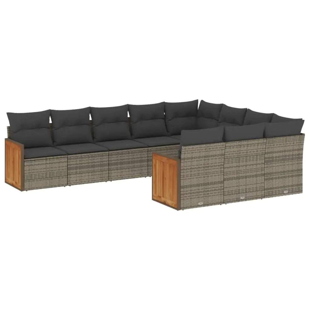 10 Piece Outdoor Sofa Set for Family Enjoyment