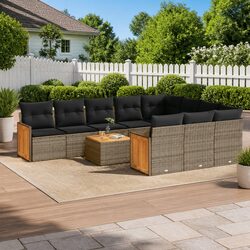 Make Your Outdoor Area Cozy with Our 11-Piece Sofa Set