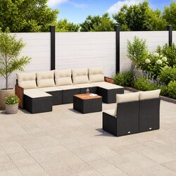 10 Piece Garden Sofa Set for Outdoor Living