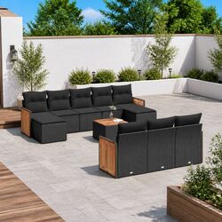 Make Your Outdoor Space Inviting with 11-Piece Sofa Set