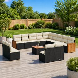 Create Your Outdoor Haven with This 14-Piece Sofa Set