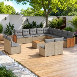 Your New 14-Piece Outdoor Sofa Set Awaits