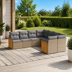 Make Outdoor Living Enjoyable with an 8-Piece Sofa Set