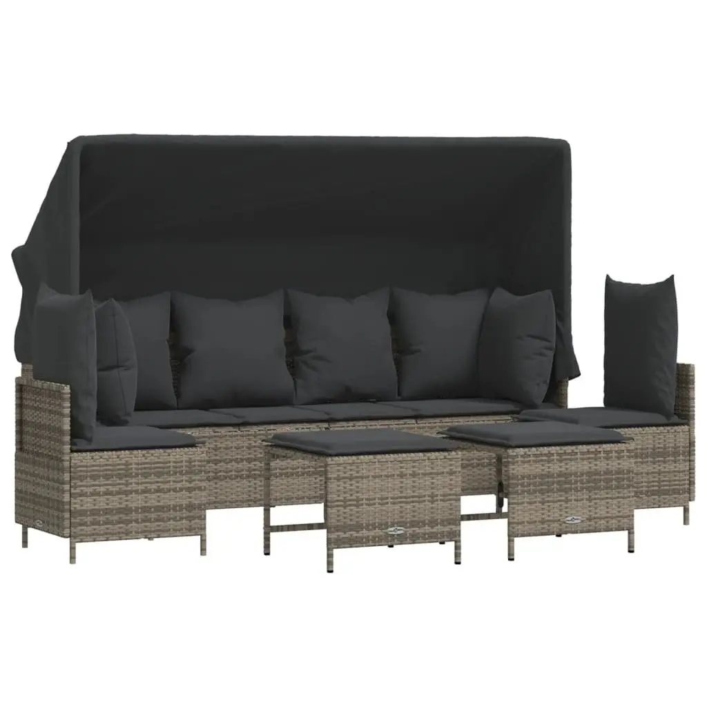 Outdoor 5 Piece Sofa Set for Relaxing Days