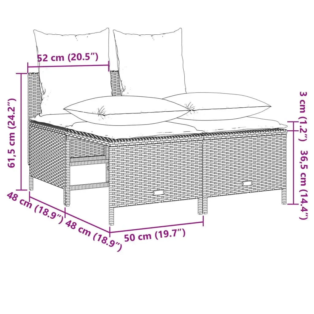 Outdoor 5 Piece Sofa Set for Relaxing Days