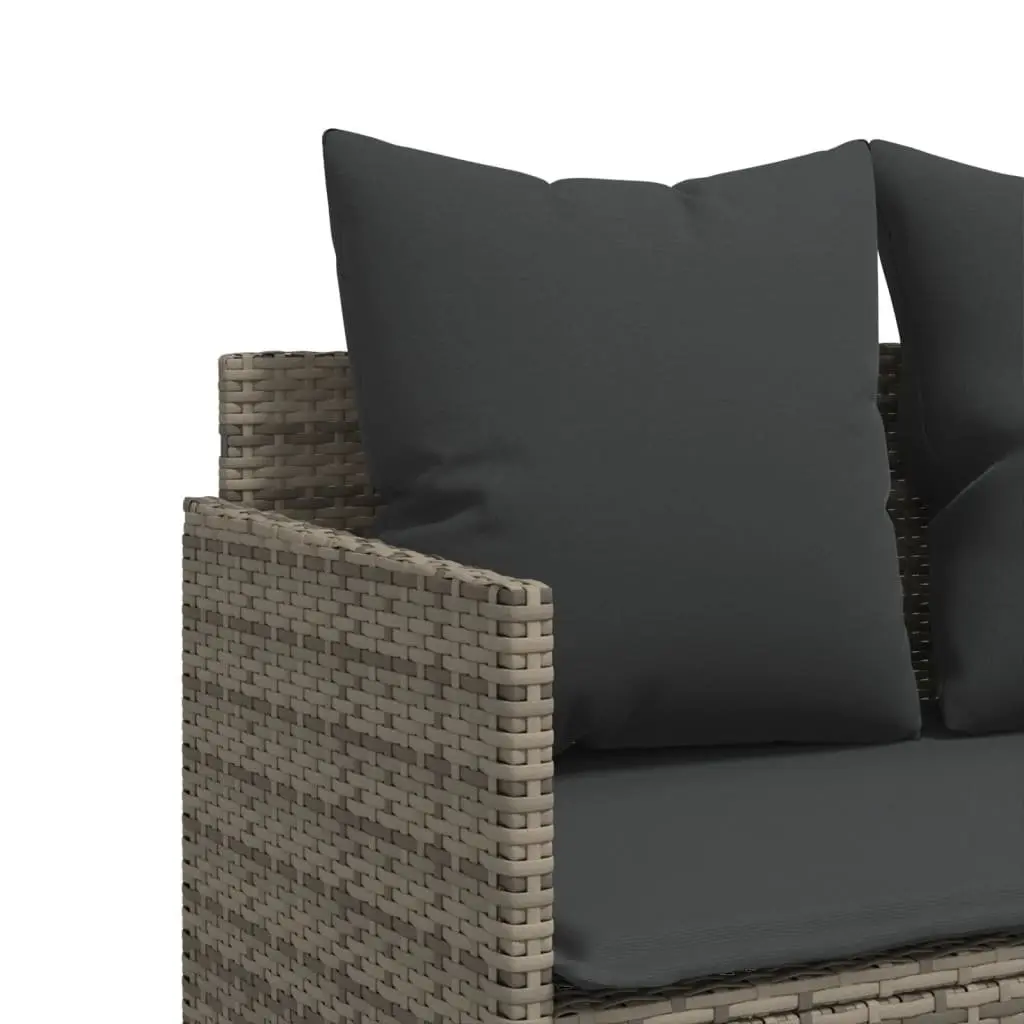 Grey 5 Piece Garden Sofa Set