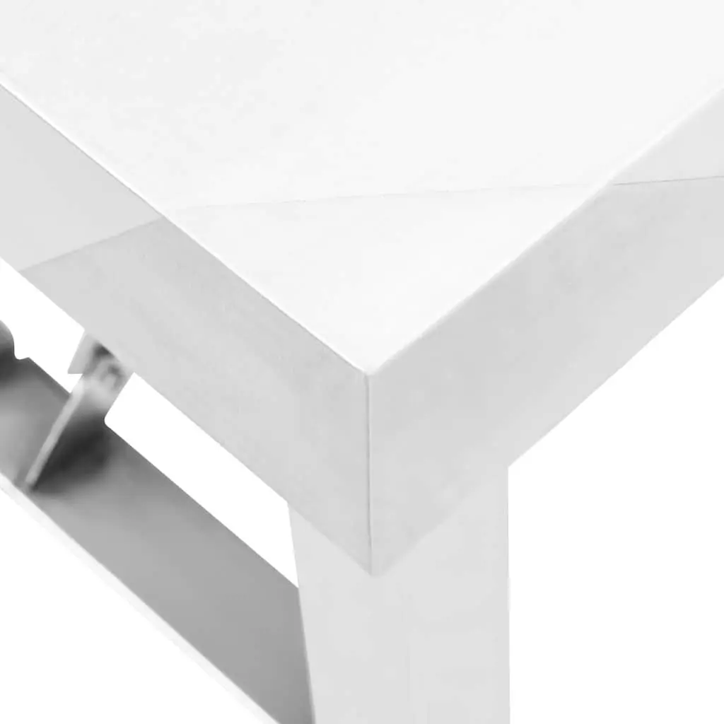 Foldable Stainless Steel Work Table Reinforced Top 120x60x80cm