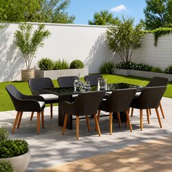 Your Perfect 9-Piece Garden Dining Set Awaits
