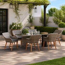 Your Outdoor Oasis Awaits with This 7-Piece Dining Set
