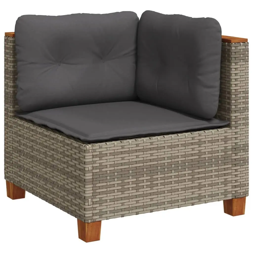 7 Piece Grey Garden Sofa Set