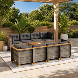 Your Perfect 9 Piece Garden Sofa Set Awaits