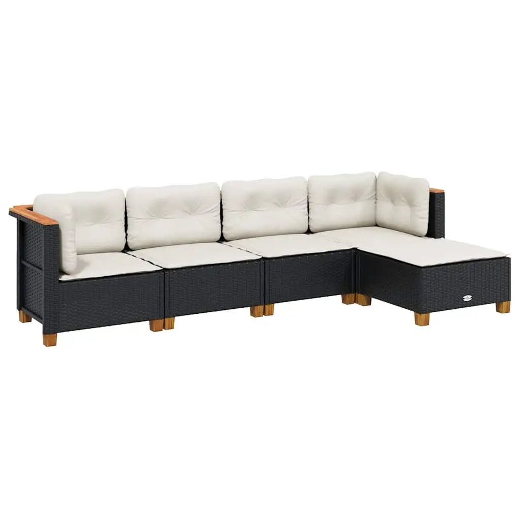 5 Piece Outdoor Garden Sofa Set