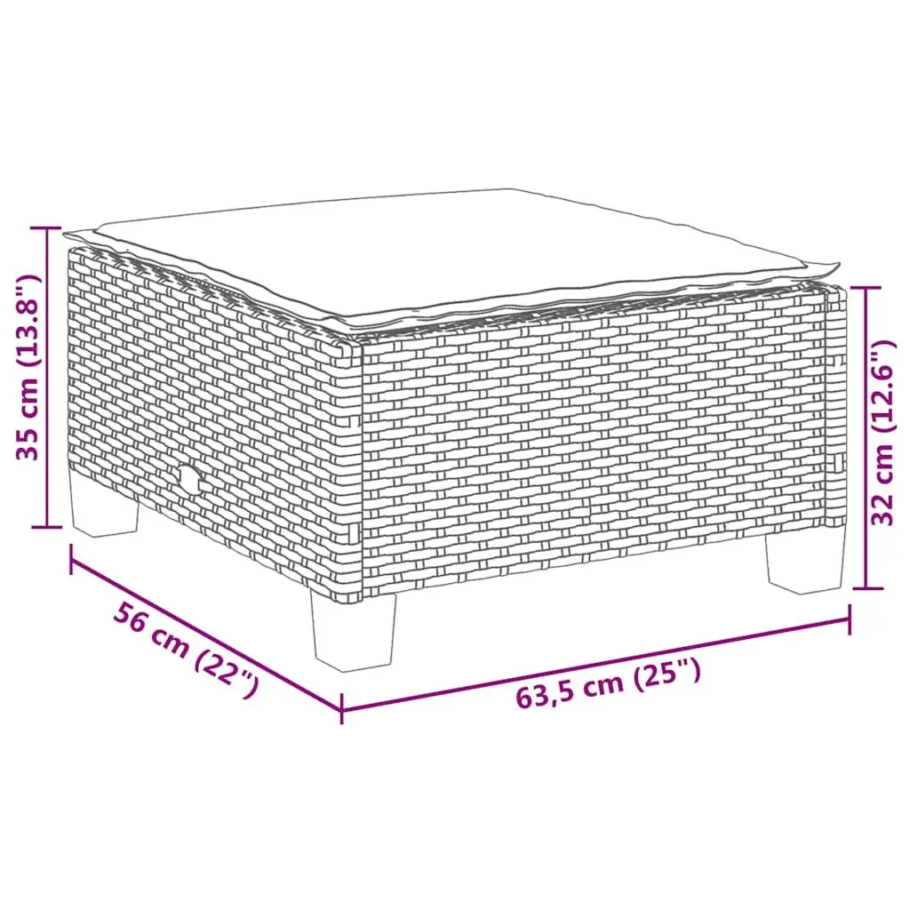 5 Piece Outdoor Garden Sofa Set